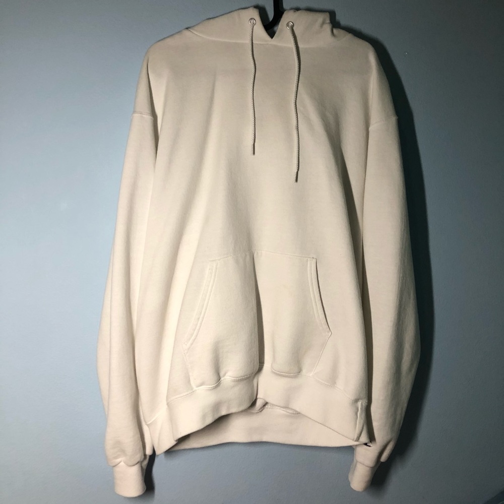 Champion White Fleece Hoodie